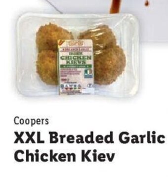 Lidl Coopers XXL Breaded Garlic Chicken Kiev 520g offer