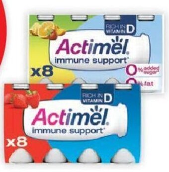 Lidl Danone Actimel • Multifruit • Strawberry 8x100g offer