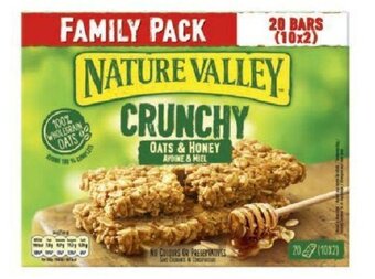 Lidl Nature Valley Crunchy Bars Family Pack 420g offer