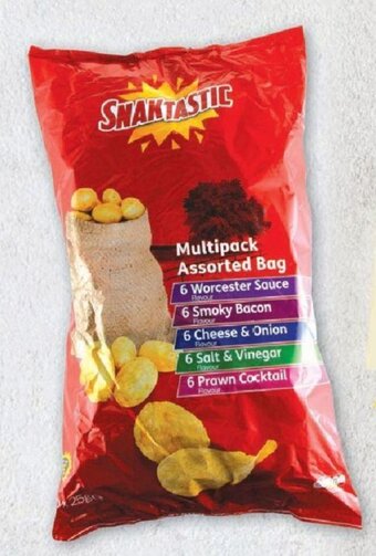 Lidl Snaktastic Multipack Classic Crisps 30x25g offer