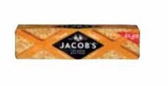 Musgrave MarketPlace 916994 Jacobs Cream Crackers PMP 12x300g offer