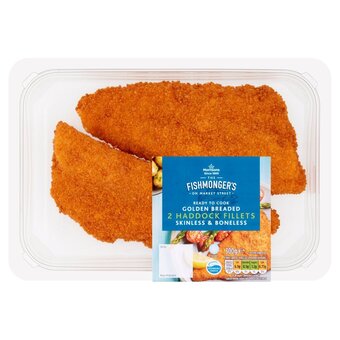 Morrisons Morrisons market street golden breaded haddock offer