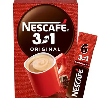 Morrisons Nescafe 3in1 instant coffee 6 x 16g sachets offer