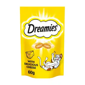 Tesco Dreamies cat treats with cheese 60g offer