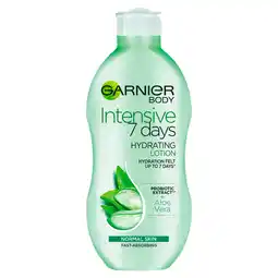 Tesco Garnier body intensive 7 day aloe vera hydrating lotion 400ml offer