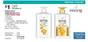 Costco Pantene Pro-v Advanced Care 5-in-1 offer