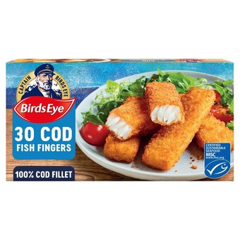 Morrisons Birds eye 30 fish fillet fingers cod offer