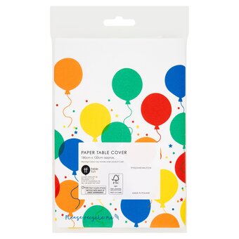 Tesco Balloons table cover 180cm x 120cm offer