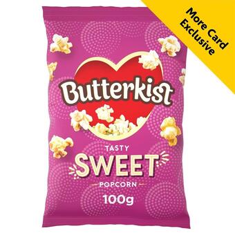 Morrisons Butterkist cinema sweet popcorn offer