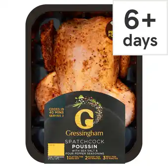 Tesco Gressingham spatchcock poussin 450g offer