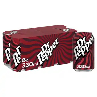 Tesco Dr pepper 8x330ml offer