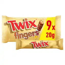 Morrisons Twix fingers biscuit snack bars multipack offer