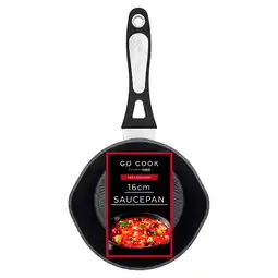 Tesco Go cook heat control forged saucepan 16cm offer