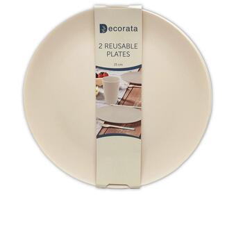 Morrisons Decorata reusable plates cream offer
