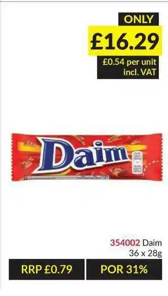 Musgrave MarketPlace Daim offer