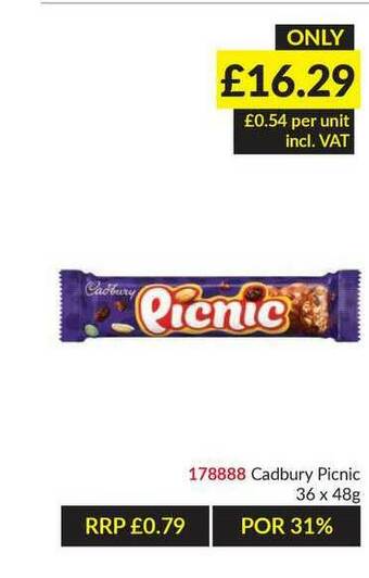 Musgrave MarketPlace Cadbury Picnic offer