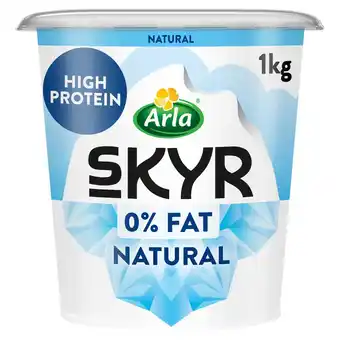 Sainsbury's Arla skyr natural icelandic style yogurt 1kg offer