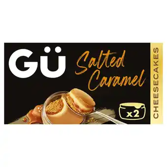 Sainsbury's Gü salted caramel cheesecake dessert 2x92g offer