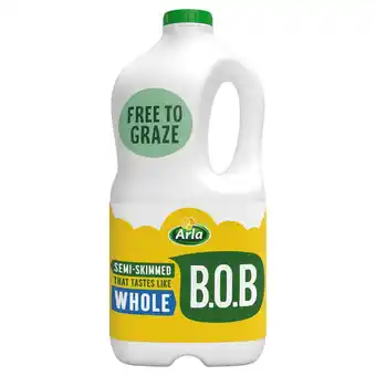 Sainsbury's Arla bob semi skimmed milk that tastes like whole 2l offer