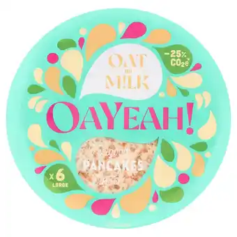 Sainsbury's Oayeah! feelgood original large pancakes x6 360g offer