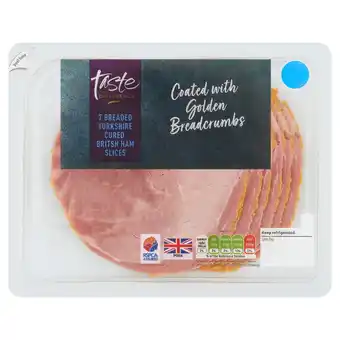 Sainsbury's Sainsbury’s breaded british yorkshire cured ham slices, taste the difference x7 225g offer
