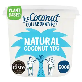 Sainsbury's The coconut collaborative dairy free natural coconut yoghurt 600g offer