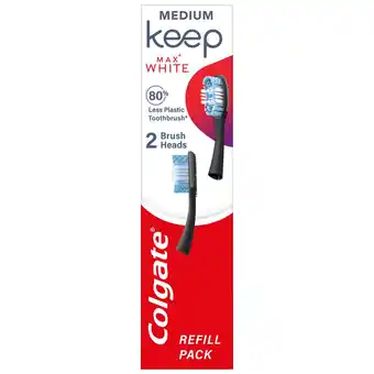 Sainsbury's Colgate keep 360 max white replacement toothbrush heads refill pack offer