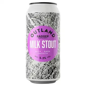 Sainsbury's Outland milk stout 440ml offer