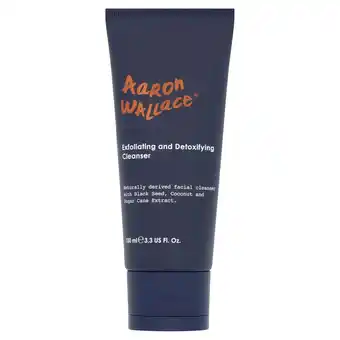 Sainsbury's Aaron wallace exfoliating & detoxifying cleanser 100ml offer