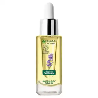 Sainsbury's Garnier organic lavandin glow oil 30ml offer