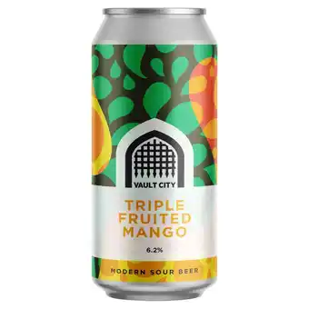 Sainsbury's Vault city triple fruited mango modern sour beer 440ml offer