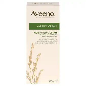 Sainsbury's Aveeno cream 300ml offer