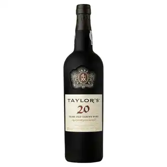 Sainsbury's Taylor's 20 year old tawny port 75cl offer
