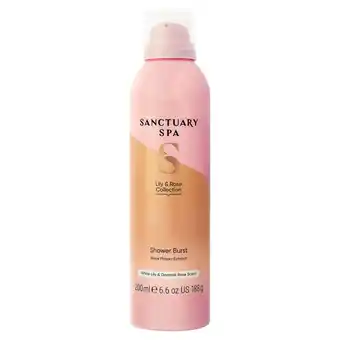 Sainsbury's Sanctuary spa lily & rose shower burst 200ml offer