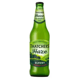 Sainsbury's Thatchers haze cloudy cider 500ml offer