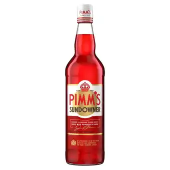 Sainsbury's Pimm's sundowner raspberry & redcurrant flavoured aperitif 70cl offer