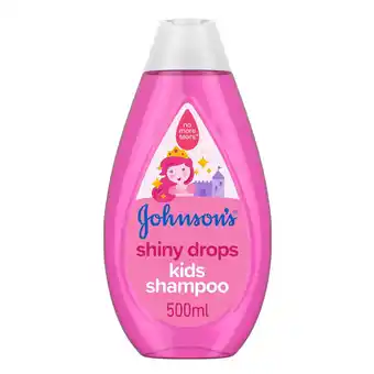 Sainsbury's Johnson's shiny drops kids shampoo 500ml offer