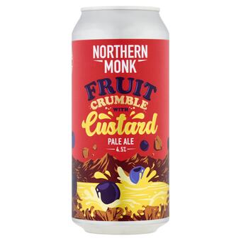 Sainsbury's Northern monk fruit crumble with custard pale ale 440ml offer