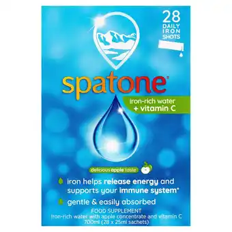 Sainsbury's Spatone liquid iron supplement with vitamin c sachets (28x25ml) 700ml offer