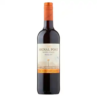 Sainsbury's The signal post merlot 75cl offer