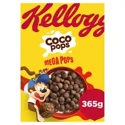 Tesco Kellogg's coco pops mega pops cereal 365g offer