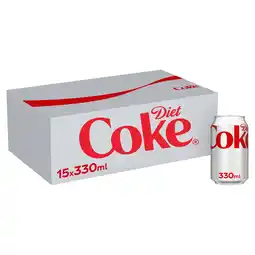 Tesco Diet coke 15x330ml offer