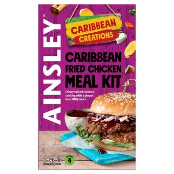Tesco Ainsley harriott caribbean fried chicken meal kit 240g offer
