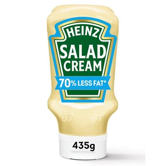 Tesco Heinz salad cream 70% less fat 435g offer