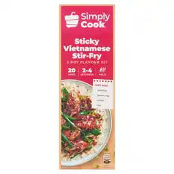 Tesco Simply cook vietnamese pork stir fry recipe kit 85g offer