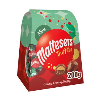 Tesco Maltesers mint milk chocolate truffles gift box 200g offer