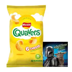 Iceland Walkers quavers cheese multipack snacks 6x16g offer