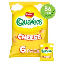 Iceland Walkers quavers cheese multipack snacks 6x16g offer