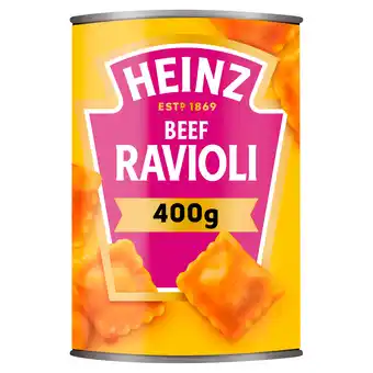 Iceland Heinz beef ravioli 400g offer