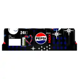 Iceland Pepsi max no sugar cola can 24x330ml offer